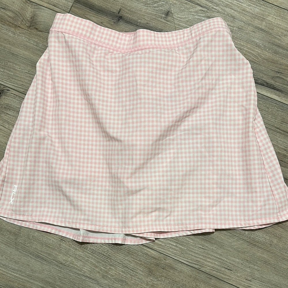Pink Gingham Women's RLX Skirt